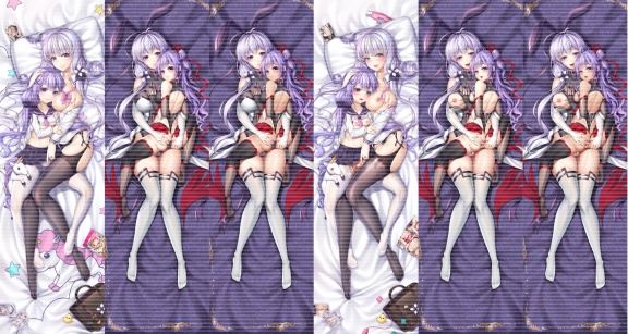 YC0059 碧蓝航线 光辉 独角兽 对魔忍COS