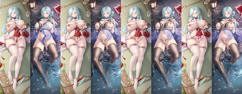 YC0281 原創角色 退魔巫女 神野 美咲（朝霧 美咲） 丝袜Ver.jpg