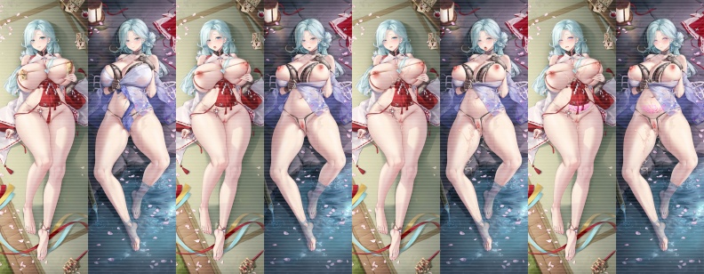 YC0281 原創角色 退魔巫女 神野 美咲（朝霧 美咲）裸足Ver.jpg