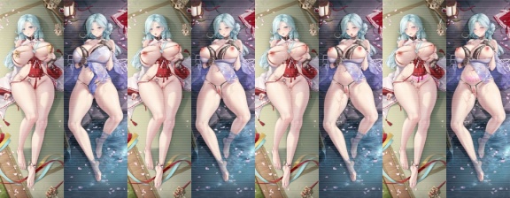 YC0281 原創角色 退魔巫女 神野 美咲（朝霧 美咲）裸足Ver